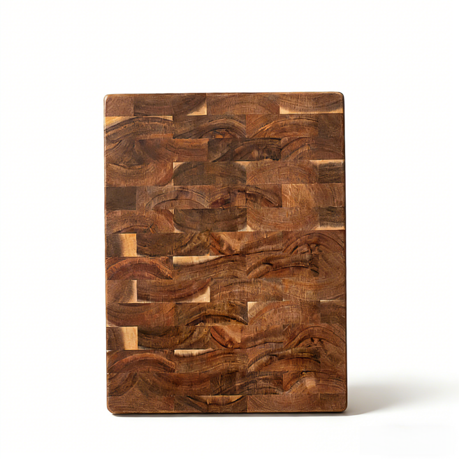 LOVFIR 원목 도마 24*36cm 미끄럼 방지 나무 도마, 1개, 원목색