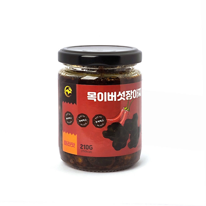 목이버섯장아찌, 4개, 210g