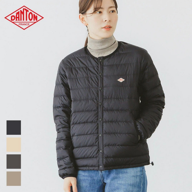 단톤 크루넥 이너 다운 경량 재킷 여성 2025AW DT-A0001RRT