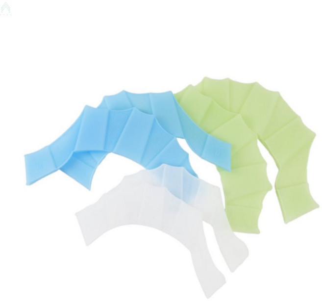 [최가상점] 수영 손가락 물갈퀴 수영손물갈퀴, 그린 L