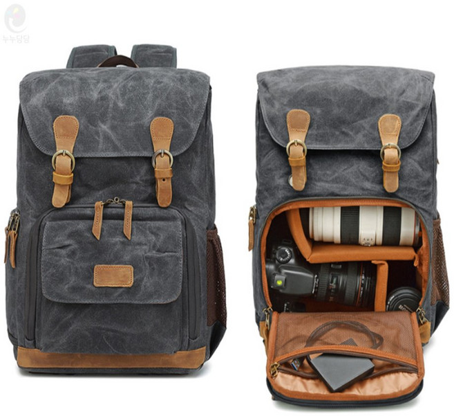 넥스트프로 카메라 백팩 그레이 삼각대수납