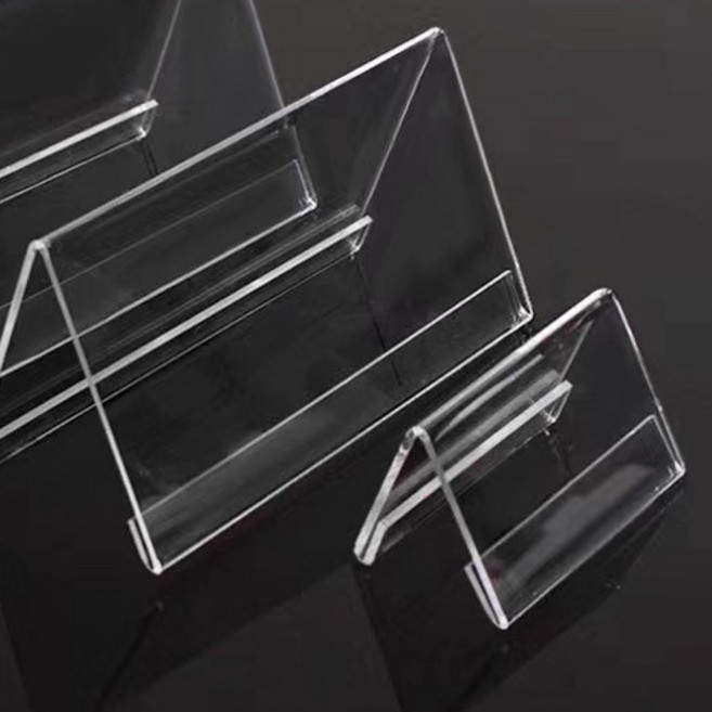 透明壓克力立牌展示架，海報菜單展示架，桌面立式標示牌, 1個, 透明5