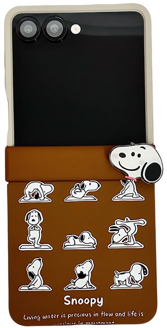 아펙시움 갤럭시 z플립7 z플립5 z플립6 힌지보호 맥세이프 낙상 방지 핸드폰케이스 곰 개