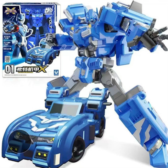 미니특공대 특공X머신 볼트 2단 변신 로봇 자동차 장난감 아동 선물 인기 완구, 볼트로봇, 1개