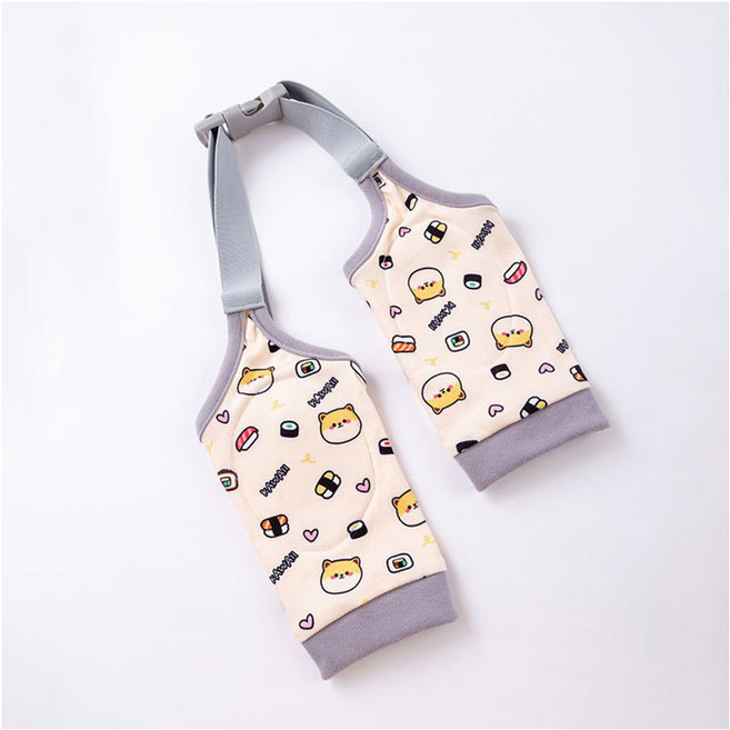 福媽寵物 關節保護套 保護前腿 大型犬適用, 可愛狗狗黃, 1個