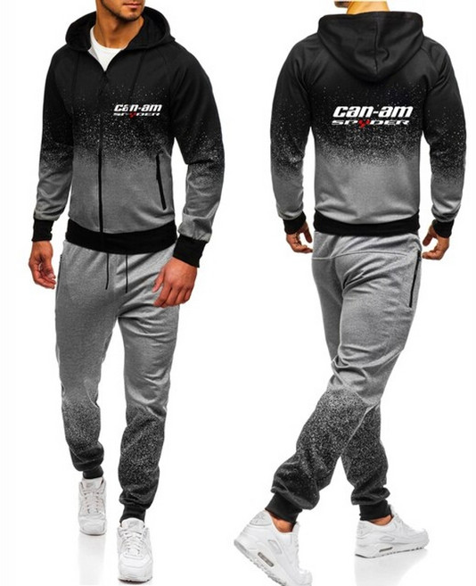 남성 트레이닝복 can am logo brp 2022 새로운 그라디언트 컬러 + 운동복