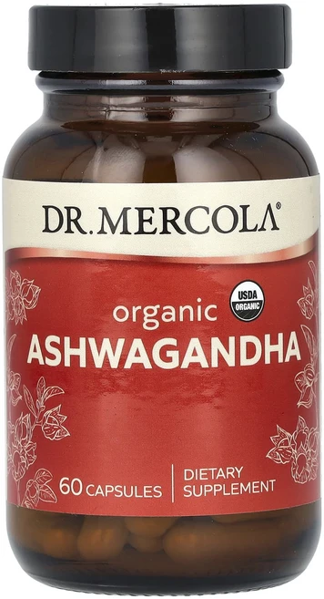 몸관리하세요 겨울입니다 Dr. Mercola 유기농 아슈와간다 캡슐 60정(캡슐 1정당 400mg) 특별관리진행, DrMercola유기농아슈와간다캡슐60정캡슐1정당400, 1개, 60정 - 쿠팡