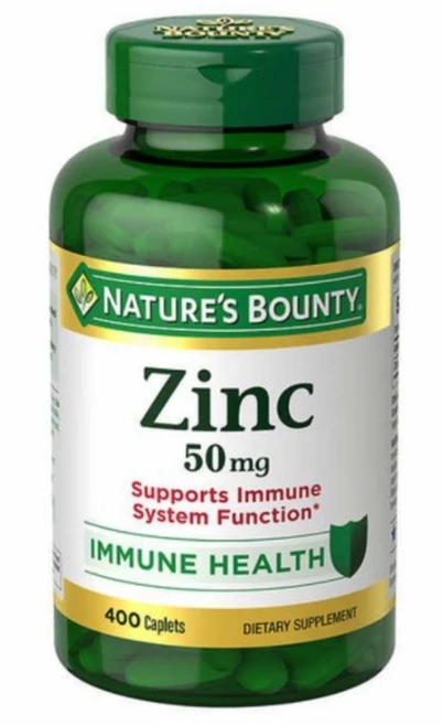 네이쳐스바운티 아연 50mg 글루텐 프리 캐플렛, 400정, 1개 - 쿠팡