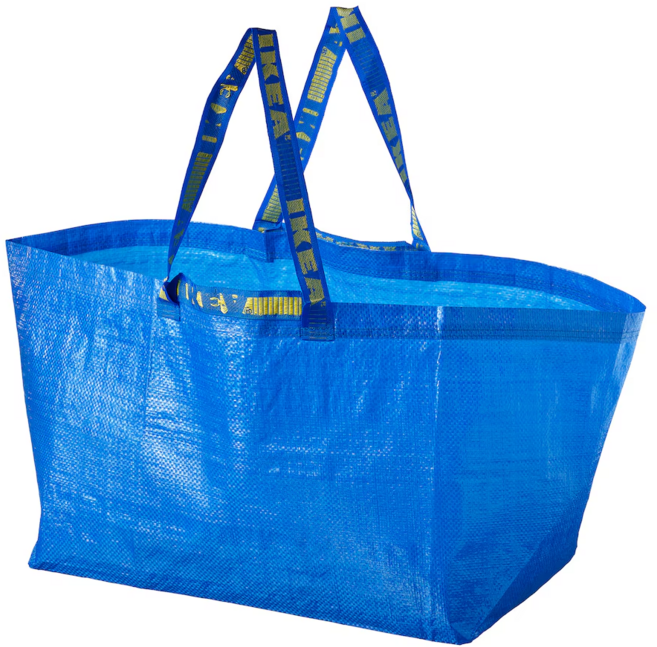 이케아 FRAKTA 프락타 장바구니 M L, 프락타 장바구니 대형 L, 2개