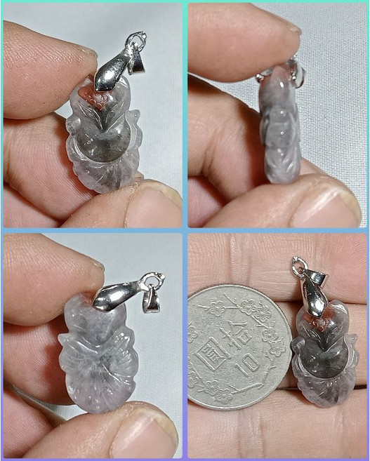 水晶極光23九尾狐項鍊 狐狸造型吊墜 小巧精緻