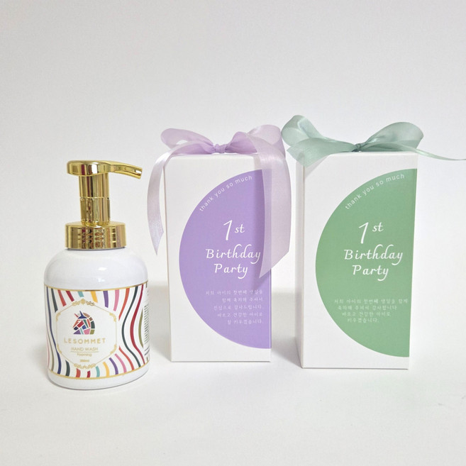 오월답례 르소메 프리미엄 포밍 핸드워시 답례품, 첫돌퍼플, 1개