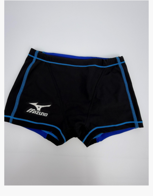 미즈노 남성 스판 딥블루 숏사각 수영 팬츠85RP30091