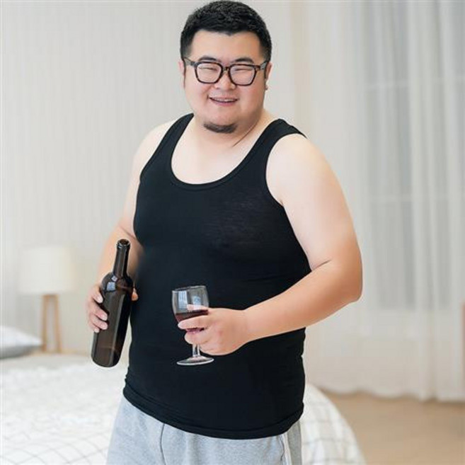 大尺碼男裝背心 加肥加大寬鬆特大碼男士胖子運動跨欄打底汗衫夏