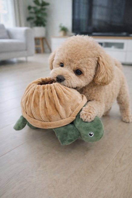 [푸들나무] 숨숨 노즈워크 친구들, 1개, 거북이