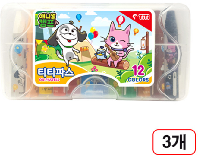 티티)수성사인펜 12색 3개입