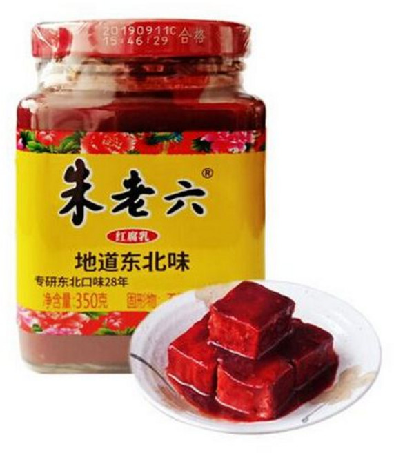 터보마켓 중국식품 주라우리우 홍방 훙팡 중국두부 식재료 340g, 1개
