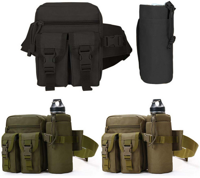 도매짱 힙색 웨이스트백 남자 등산힙색 물통 허리가방 허리쌕