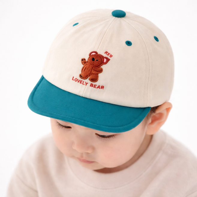 앨리홈 헤이러블리베어볼캡 아기 아동 어린이 겨울 모자 유아 비니 벙거지 보넷 남아 여아