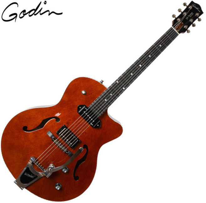 Godin 고딘 5th Avenue Uptown Custom Havana Brown, 단품, 1개