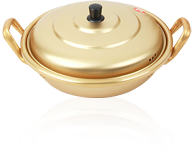 양은 전골 냄비 (16~30cm) 양수 라면냄비 황냄비, 24cm