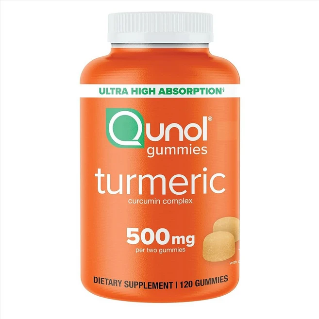 쿠놀 강황 구미 500mg 커큐민 공동 지지 보충제 초 텐 프리 2개월 공급 120개, 1개, 120정 - 쿠팡