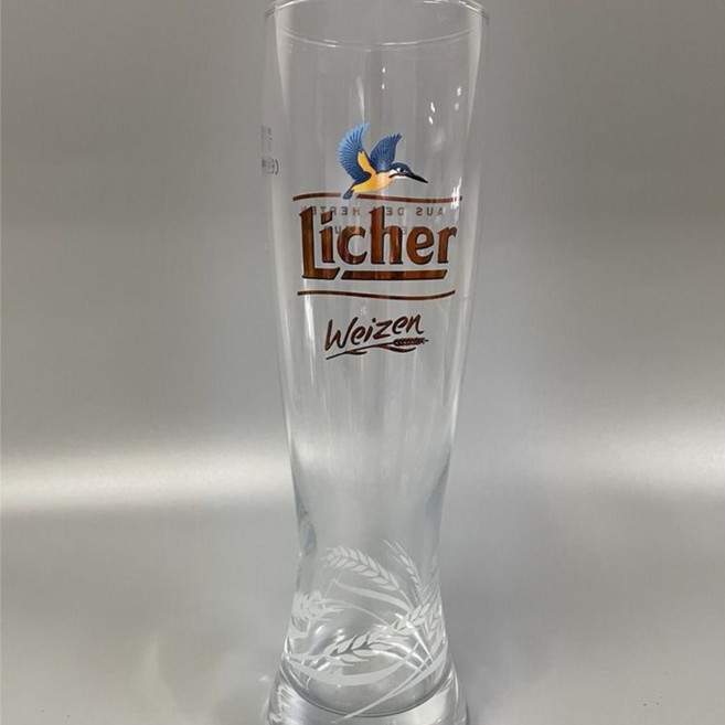 리허 바이젠 펍전용 수입 밀맥주잔, 2개