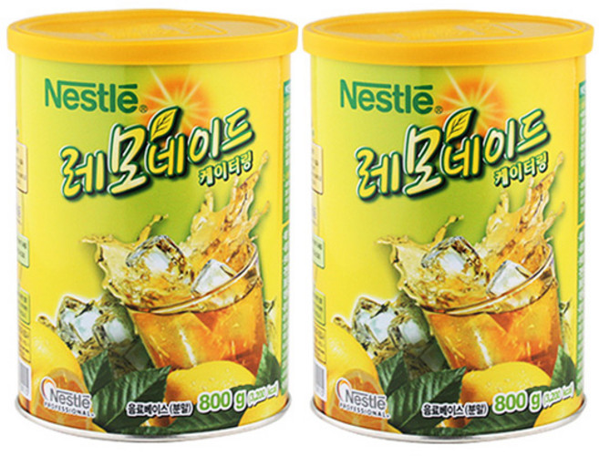 네슬레 레모네이드 케이터링 [캔] 800g, 2개