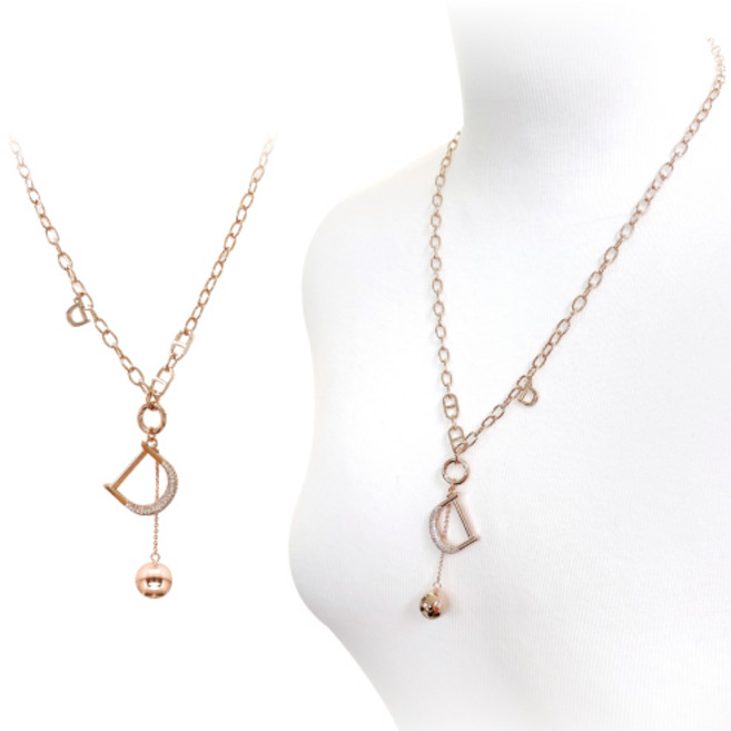 [혜성주얼리] 카미유 데일리 이니셜 로즈골드 패션 목걸이