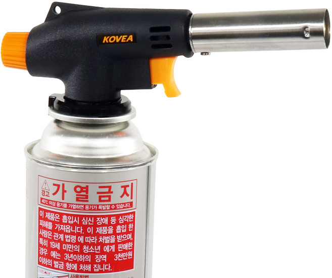코베아 자동 부탄가스토치 마스터22II 캠핑 가정용 휴대용 숯불 액화방지
