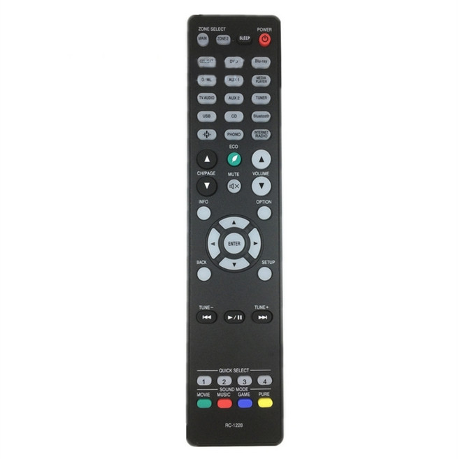 RC-1228 Denon AV 수신기 AVR-S930H AVR-S650H AVR-S920W AVR-X2200W AVR-X3200W AVR-S510BT의 원격 제어 교체, 한개옵션0