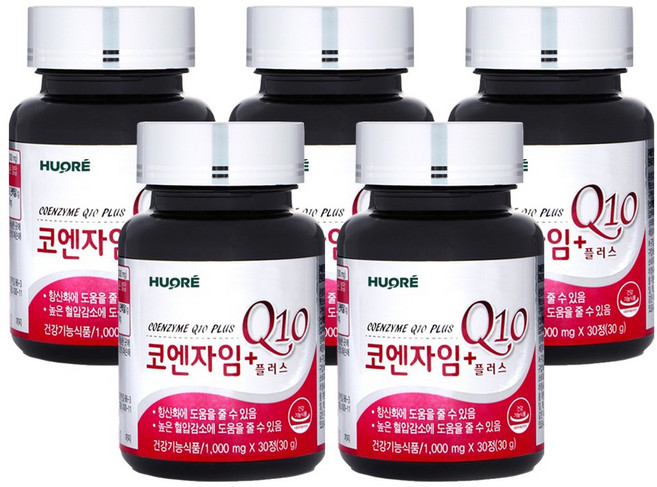 코큐텐 코엔자임큐텐 코엔자임 Q10, 30정, 5개