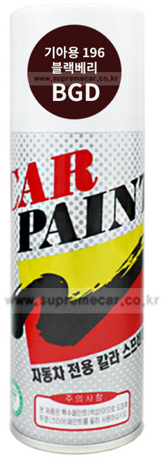 카페인트 스프레이 기아 BGD 블랙베리 셀프도색 올뉴카니발
