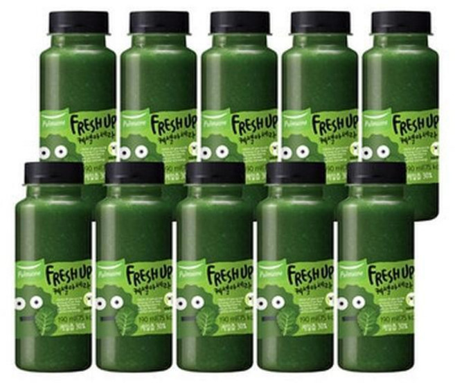 풀무원 케일 셀러리 녹즙 프레시업 케셀아세라 190ml x 10 야채믹스 건강음료, 1개, 1개