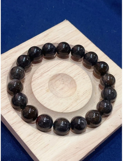 黑髮共生綠幽靈手鍊 12mm, 1個