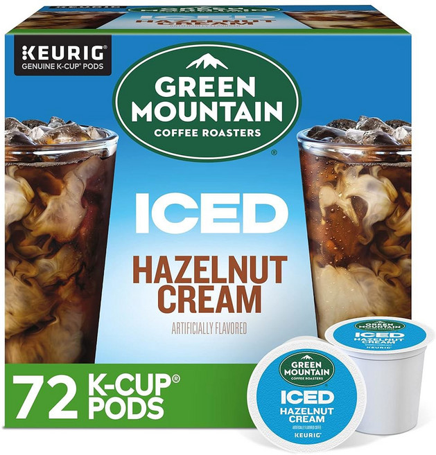 Green Mountain Coffee K-컵 와일드 마운틴 블루베리 12개입, Hazelnut Crème, 12 Count (Pack of 6)