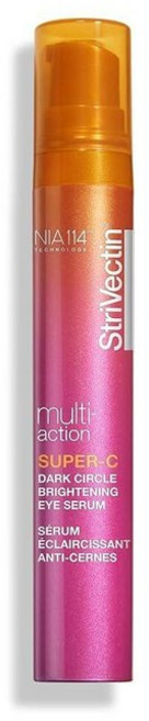 StriVectin Super-C 아이 비타민 C 아이 크림 브라이트닝 및 퍼밍 히알루론산으로 피부 칙칙함 향상 14.5g(0.5온스)
