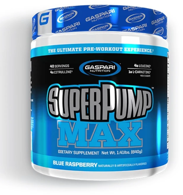 Gaspari Nutrition 가스파리 슈퍼 펌프 맥스 640g 40서빙, 1개 - 쿠팡