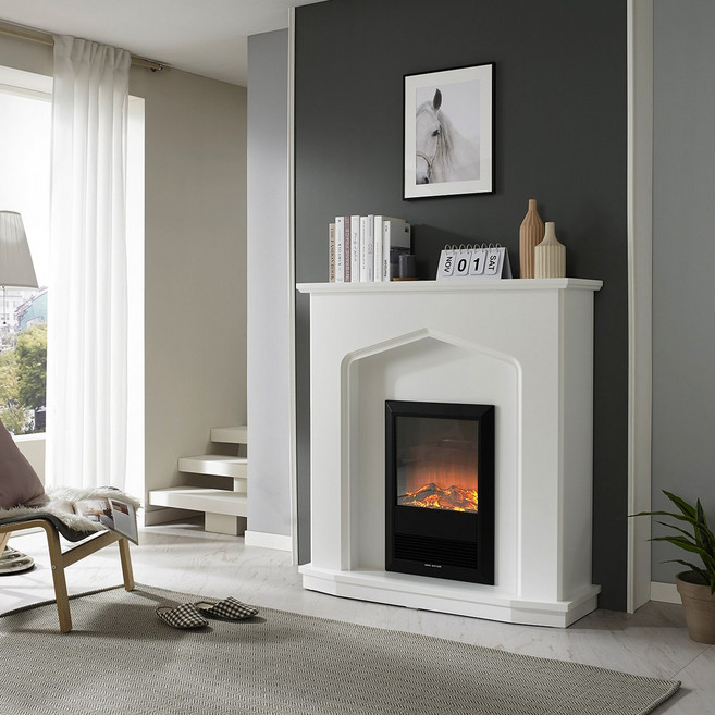 LED 불멍 무드등 벽난로 + 장식장 세트 모닥불 히터 콘솔 1150, 충청 지역