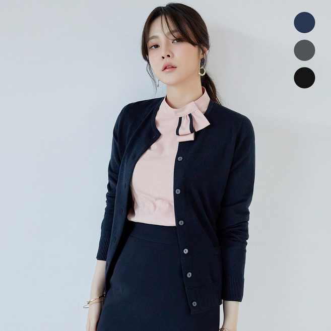 [더유니폼랩] 병원 간호사 유니폼 가디건 여성 오피스 상의 단체 유니폼 근무복
