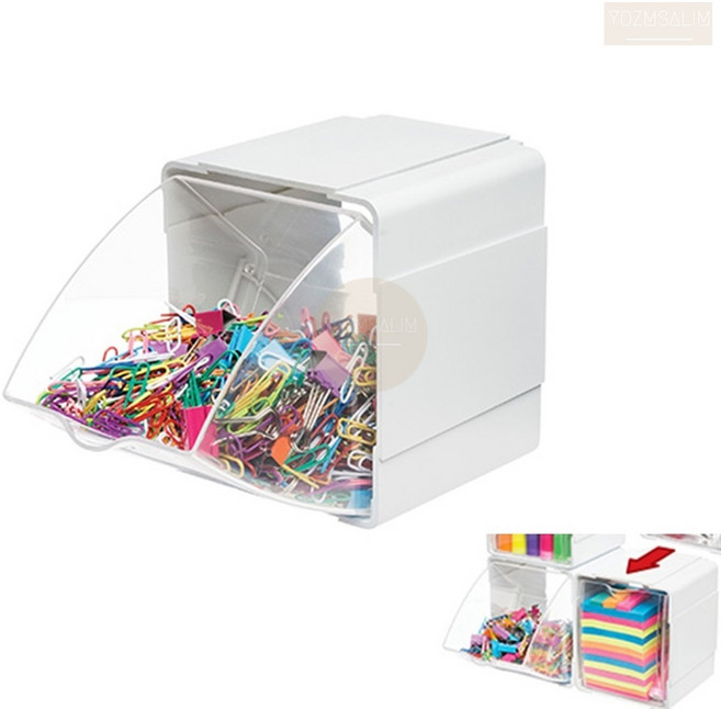 사무용 클립통 문구 클립 정리함 크립 보관함 수납 정리대 집게 서랍