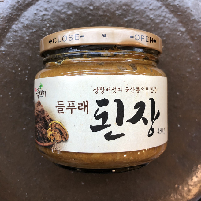 옛맛뚝배기 상황버섯 들푸래된장 [국산 100%] 450g