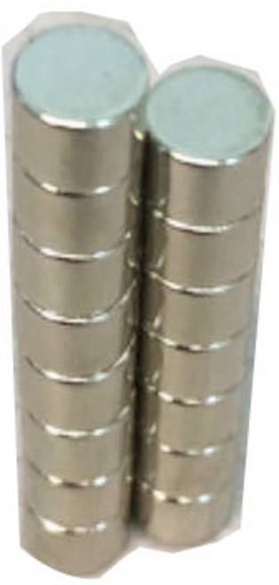 [제이스마그네트] 네오디움 원형자석 6x5T 15p, 15개