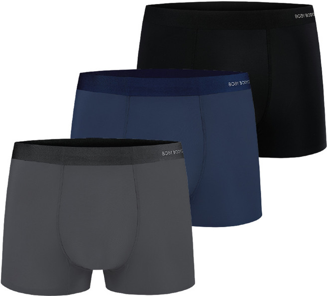 보디가드 남성 80수 프리미엄 면스판 퓨징 드로즈 3매입 세트 P14