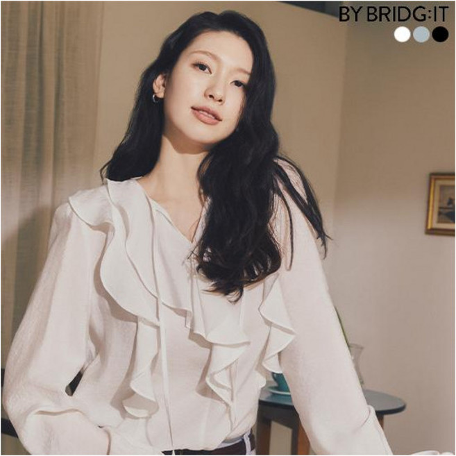 [바이브리짓] ○ 26SS 제인 프릴 블라우스 3종
