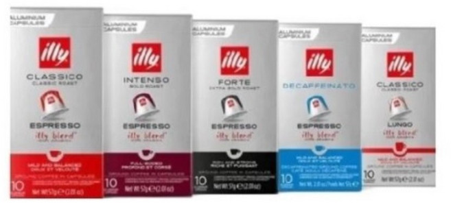 일리 네스프레소 호환캡슐 커피 5종 세트 50캡슐, 1세트