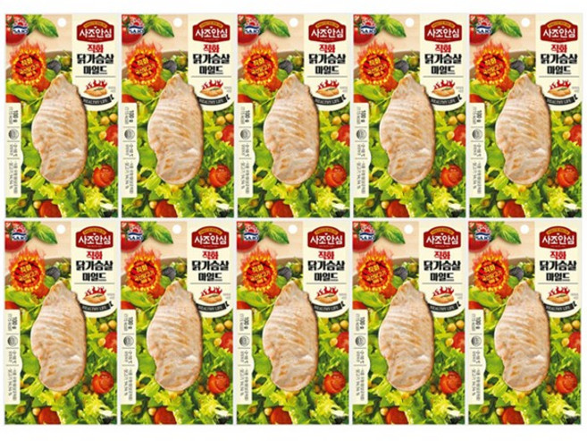 [사조대림] 직화 닭가슴살 마일드 100g 10개
