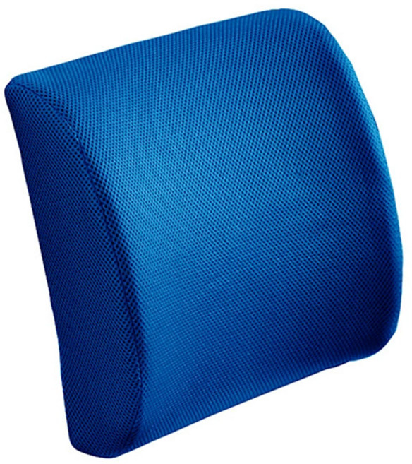 코노아 바른자세 메모리폼 허리 등받이 쿠션 메쉬, 네이비