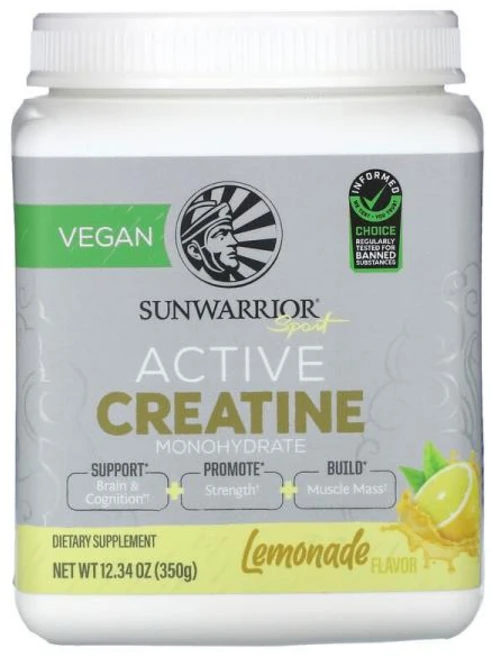 선워리어 스포츠 활성 크레아틴 효능 5g 모노하이드레이트 레모네이드 (350g), 1개, 350g - 쿠팡