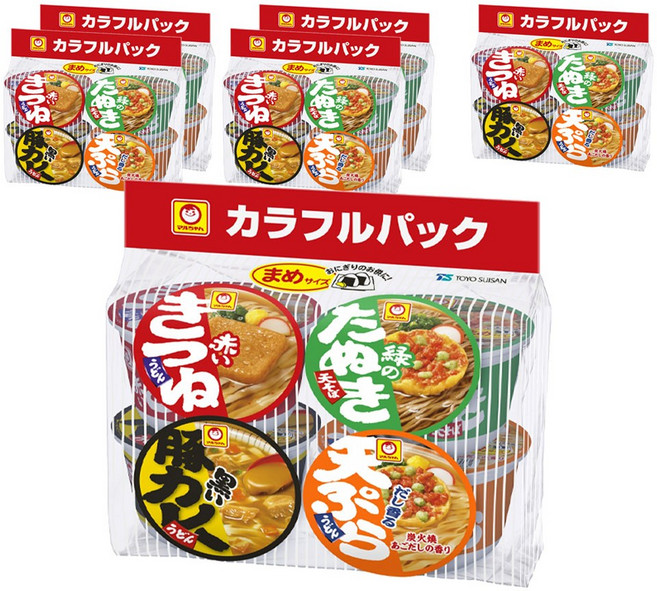 마루찬 미니 컬러풀 팩 동 4개입, 6개