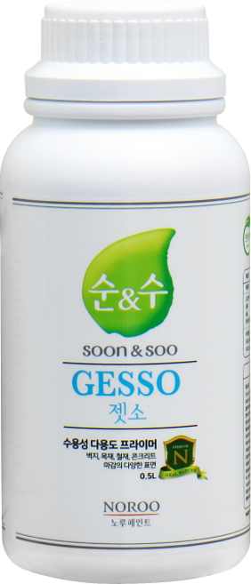 노루페인트 순수 젯소 다용도 수용성 프라이머 1L, 1개